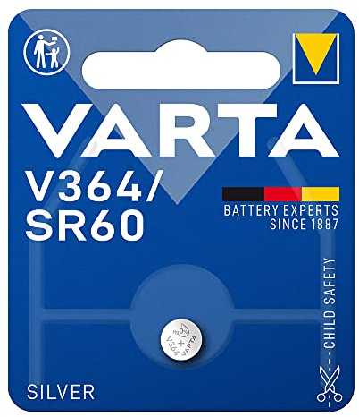Knopfbatterie Micro SR60 - V364 1,55 V (1 Stück) Ø 6,8 x 2,15 mm. Ideal für kleine Gadgets, bietet zuverlässige und langlebige Energie, jederzeit einsatzbereit!