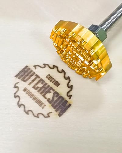 Brandeisen für Holz, individuelles Logo, Metall, Branding, Eisenstempel für Holz, Steak, Leder, Kuchen, Brot, Hochzeitsgeschenke, handgefertigt von Design (3,81 cm)