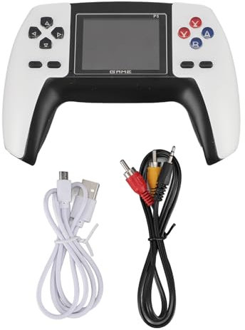 Console de Jeu Portable, Console de Jeu Rétro Portable avec écran LCD, Batterie 1020 MAh, Console de Jeu Vidéo Rechargeable pour Un Seul Joueur, Prise en Charge de la Sortie TV