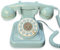 Suoumwa Europäisches Retro-Hochzeit Audiobotschaftbuch Geburtstags-Voice-Blessing-Nachrichtendekoration Telefonstimme Gästebuch Telefonblau