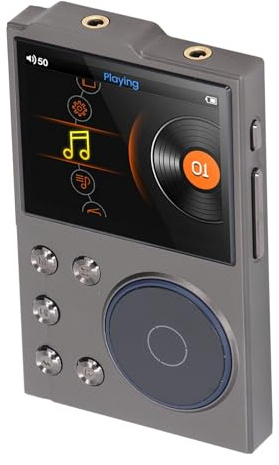 MP3-Player mit Bluetooth 5.3, Tragbarer Musik-Player mit Verlustfreiem HiFi-Sound, 2,4-Zoll-HD-Bildschirm, Digitaler Musik-Player für Kinder