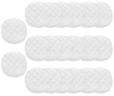 TPZORJX assorbenti riutilizzabili per l'allattamento,20 Pezzi Coppette Assorbilatte Lavabili,Assorbilatte di Bambù Organico, Riutilizzabili,a prova di perdite, assorbenti e morbidissimi