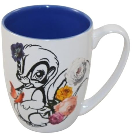 Eeyore Disneyland Paris Bambi Skunk Flower Fleur Mug