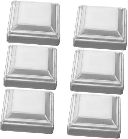 HOMSFOU 6stücke Zaunpfostenkappen Aus Metall Zaunpfostenabdeckungen Eisenpfostenkappen Zaunpfostenschutz Wetterbeständig Für Zaun Und Torpfosten