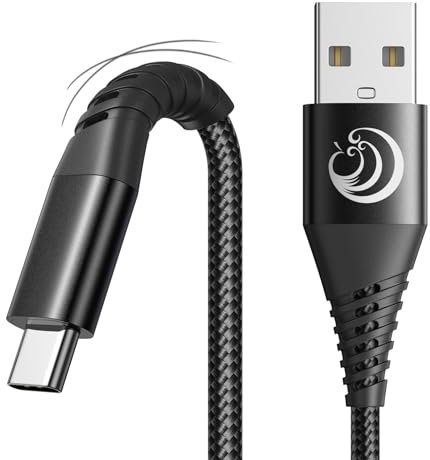 USB C Kabel, 3.1A Ladekabel USB C Schnellladekabel 1M USB C Ladekabel Nylon Fast USB auf USB C Kabel für Samsung S25 S24 S23 Ultra, iPhone 16 15 Pro Max, Pixel 7, iPad Pro, MacBook Air usw