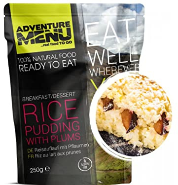 Adventure Menu - Reispudding mit Pflaumen | 250 g | Gourment Nachtisch für unterwegs & daheim