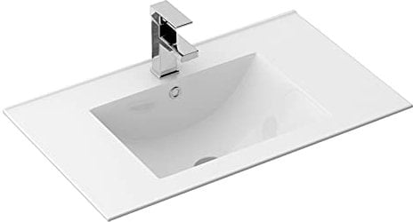 Rea Lavabo Encastrable Dafne 70 Lavabo de baño 465 x 715 x 170 mm Cerámica (Blanco)