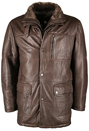 JCC Lederjacke Jcc-09-703 Dark Brown 66