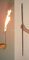 Fire Magic Tricks Feuerfackel zum Gehstock, Schwarz