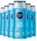 NIVEA Men Cool Fresh Shampoo, Menthol-Haarshampoo, 250 ml, 6er Pack (6 x 250 ml), tägliches Shampoo für Männer, kühle & erfrischende Haarpflege, geeignet für normales bis fettiges Haar