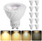 DEWENWILS GU10 LED Bulbs Warm White 2700K, 50W Halogen Spotlight Replacement, 5W Dimmable GU10 LED Bulbs, 38° Beam Angle, 350LM Energy Saving Light Bulb for Kitchen, Bathroom, 10 Pack