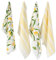DII Lemon Bliss Kitchen Collection Geschirrtuch-Set, 4 Stück