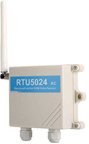 Hopcd Apertura de Puerta gsm, RTU5024 Controlador de Acceso de Puerta gsm con función Impermeable, de Entrada de Puerta remota inalámbrico, Interruptor de relé gsm