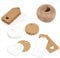 (200 PCS) Kraftpapier-Geschenkanhänger, Dekor für Kunsthandwerk und Weihnachten, Hochzeitsbevorzugungskarten, Geschenkanhänger, DIY-Anhänger, Gepäcketiketten, Preisschild, Laden-Anhänger