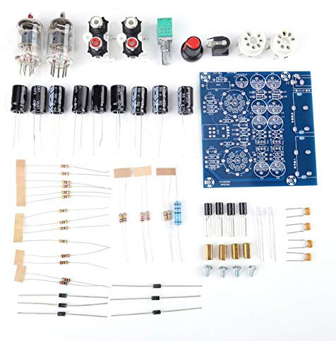 KUIDAMOS 6J1 Tube Amplifiers Board Vacuum Electron Tube amplificatore valvolare AC12V 0.8A Tube Pre-Amp, con Otto filtri condensatore 470UF, preamplificatore Amplificatori