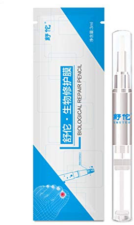 Stylo de traitement antifongique pour ongles - 3 ml - Anti-fongique - Onychomycose - Paronychia - Coussinets liquides pour soulager la douleur des pieds - Pour homme et femme