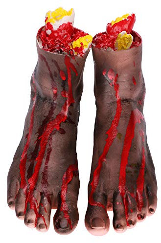 Gebrochene Körperteile Dekoration Halloween Horror Blutig Getrennten Hand Arm Halloween Requisit Realistisch Schrecklich Kostümspiele Mottoparty Abgehackten Finger Partydeko Zombie Vampir