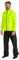 AGU GO Essential Regenanzug Herren und Damen, Regenkombi Fahrrad, Atmungsaktive Regenbekleidung von 100% Recycltem Polyster, Reflektierend, Unisex - Gelb - XL