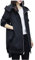 HHMY Veste de pluie pour femme doublée - Veste demi-saison imperméable respirante avec poche à capuche - Veste d'extérieur unie - Coupe-vent - Veste fonctionnelle softshell, Noir , XL