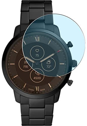 Vaxson 3 Stück Anti Blaulicht Schutzfolie kompatibel mit FOSSIL NEUTRA HYBRID HR 45mm Smart Watch smartwatch Bluelight folie Displayschutzfolie ( nicht Panzer Schutz Glas folie nicht PanzerGlas )