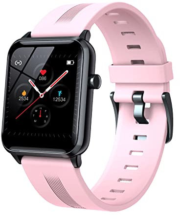 SUPBRO Smartwatch,1.4 Zoll Touch-Farbdisplay Armbanduhr Fitness Tracker mit Blutdruckmessung,Herzfrequenz,Schlafmonitor, Sportuhr IP68 Wasserdicht Schrittzähler für Damen Herren