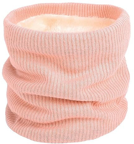 I Kua Fly Loop Schal Damen Herren Thermal Fleece Schlauchschal Winter Neckwarmer Herren Halstuch Winddicht Sportschal Halswärmer für Fahrrad Motorrad Skifahren (Rosa)