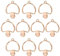 PATIKIL Alloy Open Back Bezel Pendants, 10 Pack Mushroom Shaped Hollow Resin Pendant Frame for DIY Crafts Earrings Necklace Bracelet Making, Rose Gold