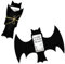 Yasmart Life Halloween-3D-Einladungskarten, schwarze Fledermäuse, 20 Stück, Unisex-Erwachsene, Halloween-Partygeschenke