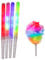 Fafeicy LED-Leuchtstäbe für Zuckerwattemaschine – Leuchtstäbe, aus Kunststoffmaterialien, mit EIN-/Aus-Tasten und V-förmiger Griff (White)