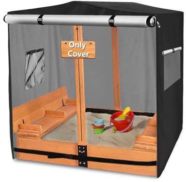 Owlcover Wood Sandbox Cover, 48 W x 48 D x 48 H