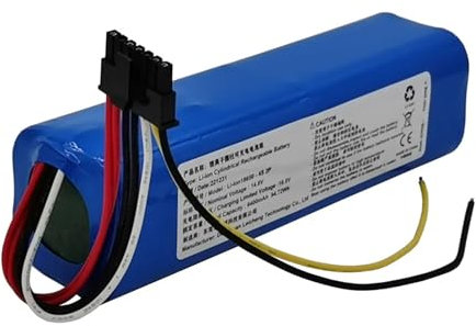 Batería for aspiradora de 14,8 V, Compatible con Cecotec Conga 6090, 5090 5490 la batería de aspiradora(7-cabels-9800mAh)