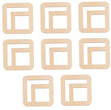SHINEOFI 36pcs Wooden Earring Blanks Craft Pendants for Jewelry Making Safe and Elegant Blank Drop Dangle Earring Accessories for Custom Designs and Handmade Projects