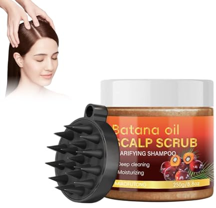 Eazerom 17 250g Scrub per il Cuoio Capelluto al Batana, | Esfoliante Capillare al Batana,Promuove la Crescita dei Capelli,Trattamento Nutriente per il Cuoio Capelluto con