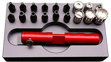 WEYFH Watch Repair Tool Kit For Screw On Pusher Case Tubes Fit For Rlx Movement watch repair kit