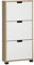Schildmeyer Schuhschrank Schuhkipper Emmik 159445, weiß Eiche Dekor/weiß matt, 59,8 x 19,5 x 124 cm