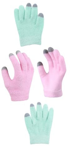 KAILIKETIY 2paare Touchscreen Handpflege Gels Handmasken Exfolierende Feuchtigkeitsspendende Spa-handschuhe Für Zuhause Und Salon Für Trockene Und Rissige Haut
