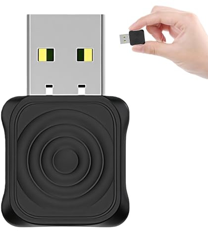 CarPlay Wireless Adapter, 2 in 1 Wireless CarPlay Adapter kabelgebunden zu kabellos, Plug & Play, USB/Type-C Mini und Stable USB Android AutoAdapter für iOS 10+/Android 11+ Autos, Autos ab 2016