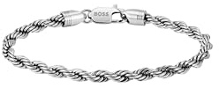 BOSS Jewelry Gliederarmband für Herren Kollektion MYLES aus Edelstahl - Erhältlich aus Gold oder Silber