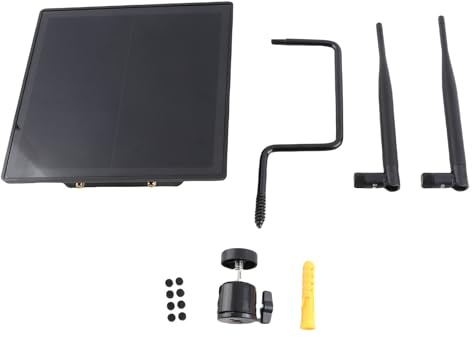 Aumotop Solarbetriebener LoRa-Repeater-Knoten mit Hocheffizientem Solarpanel für Kommunikation über Große Entfernungen für Smart Farming