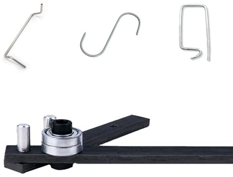 Manuelle Rohrbiegemaschine, Vielseitiges Biegegerät für Metall, Maximaler Biegbarer Durchmesser 10Mm Stahlstange, Handbiegemaschine Biegegerat für Kupfer, Aluminium und Eisenwerkzeuge