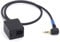Tomost RJ9/RJ22 Buchse auf 2,5 mm Stecker, Headset-Kabel, 4P4C RJ9 auf 90 Grad abgewinkelt, 2,5 Telefonadapter für Avaya Plantronics, ATT, Cisco, Panasonic, schnurlose und VoIP-Telefone