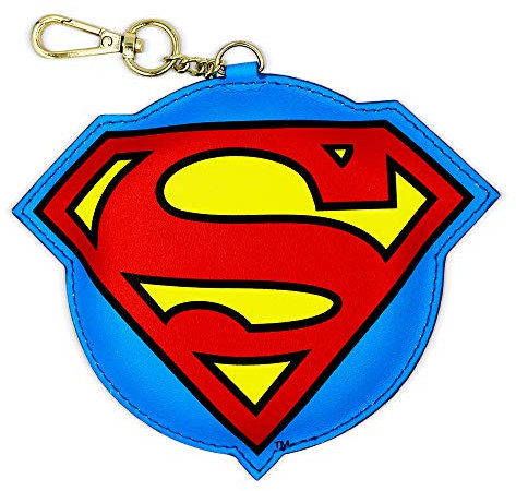 Batterie Externe Originale et Officielle Superman sous Licence - Chargeur de téléphone Portable - Impression de qualité supérieure - USB + Micro UBS - 2200 mAh - 5 V 1 A.