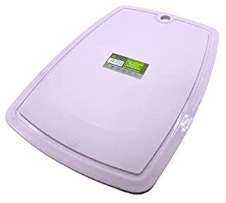 ECO Plastic Chopping Board for Kitchen | BPA-Free, Non-Slip, Dishwasher Safe Cutting Board | Durable, Knife-Friendly Surface | 31.8 x 21.9 cm | Easy to Clean, Lightweight & Space-Saving (Light Purple)