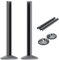 Towel Rail Radiator Pipe Covers & Collars in Black, White, Chrome & Anthracite *Just Snap It* (200mm Anthracite Pipe Covers and Collars)