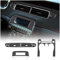 KUNGKIC Kohlefaser Auto-Klimaanlage Schalttafel Innenraum Dekorative Aufkleber Carbon Fiber Center Control Panel für Chevrolet Camaro 2012 2013 2014 2015 Zubehör accessories Schwarz