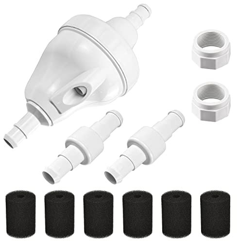Covienapp Nettoyeur de Piscine Valve Set G52 Améliorée + Tuyau D20 Pivotant à Roulement +D15 Kit Aveur de Queue de Tuyau Convient pour Po-laris 180 280 380 480 3900 Sports Robot Piscine