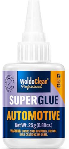 Superglue for automotive & cars - high performance adhesive 25g medium viscosity