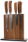Wakoli EDIB Pro Messer Set - magnetischer Messerblock | Küchenmesser 5-teilige, 8–20 cm aus 67 Lagen Damaststahl mit VG10-Kern | Damastmesser Set mit Pakkaholzgriffe | Messerset für Fleisch & Gemüse