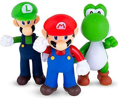 Action figures 3 Pcs Cake decorations Character toys Birthday party supplies Gifts Collection