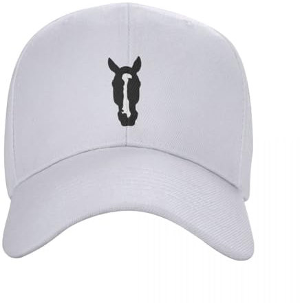 OAKITA Basecap Pferd Silhouette Fink Mütze Baseballmütze Cosplay Bommelmütze Damen Mütze Herren